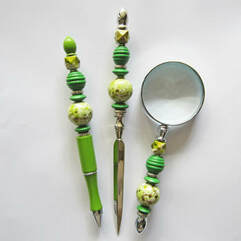  Choose a Whimsical Confetti Letter Opener & Focal Bead Color (DSLO-013) $65.00 