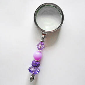  Custom-Designed Gold or Silver-Plated Magnifying Glasses (CUS-MG) $65.00 
